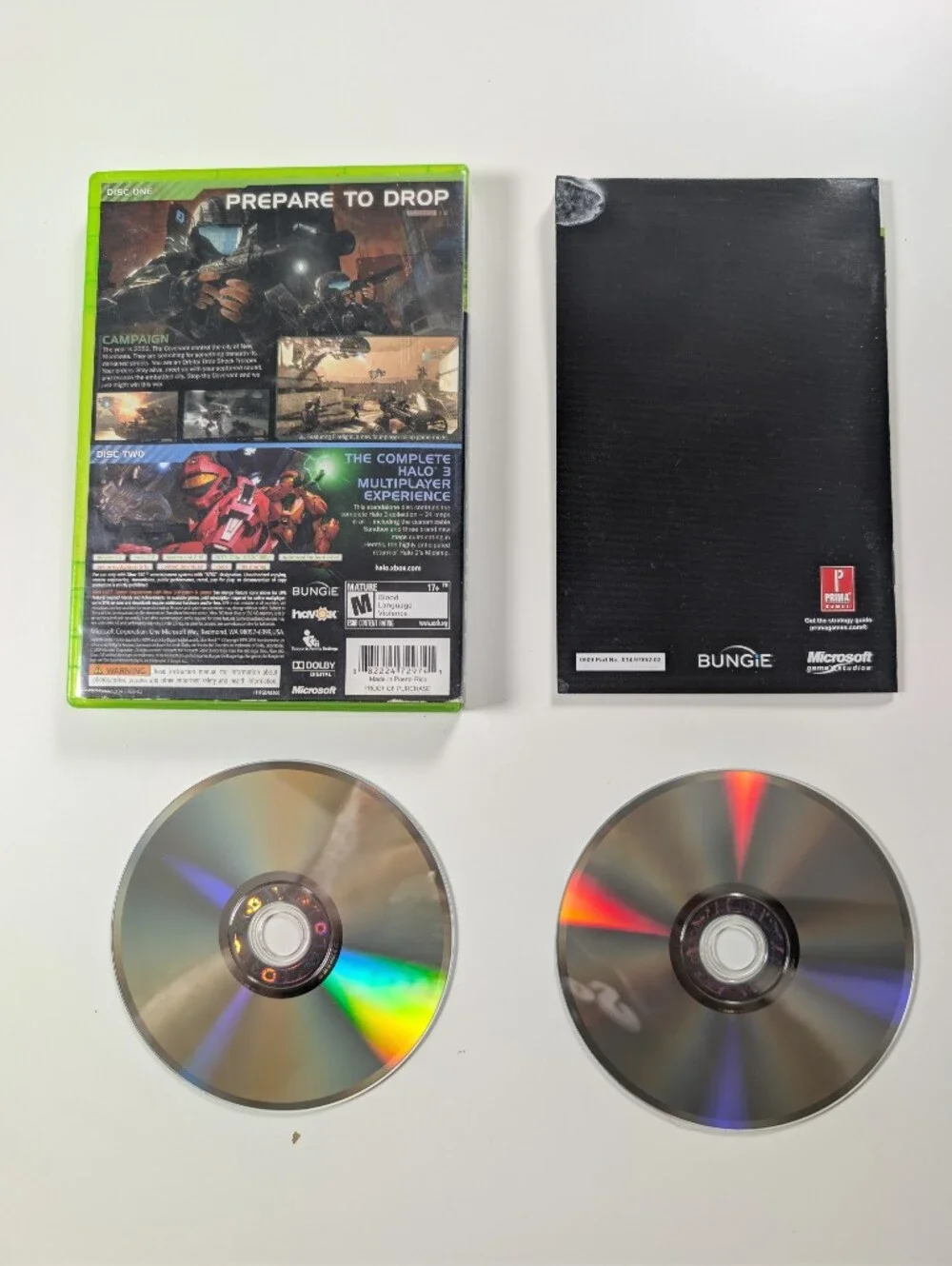Halo 3 ODST Xbox 360 2-Disc Game Complete With Manual
